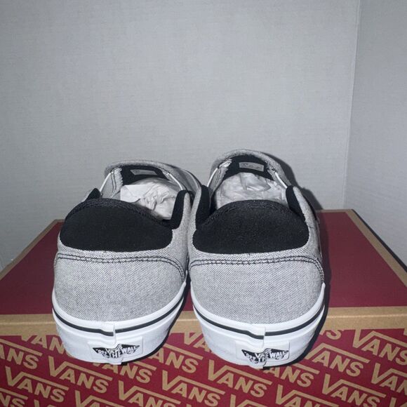 Vans Asher Deluxe Textile Grey Slip On Men\'s Size 8.5 Shoes main image 8